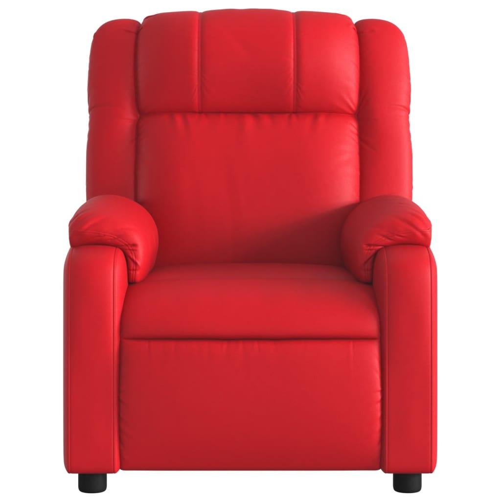 massage chair red imitation leather