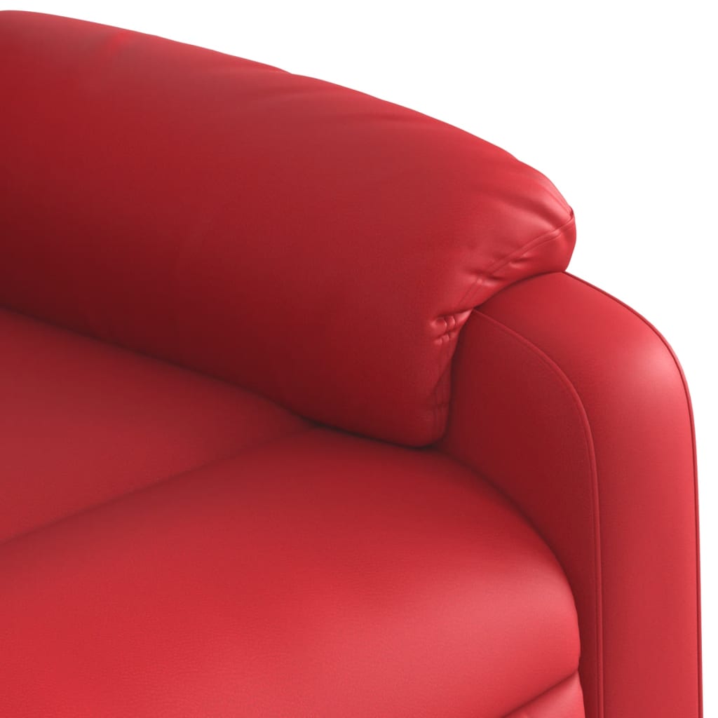 massage chair red imitation leather