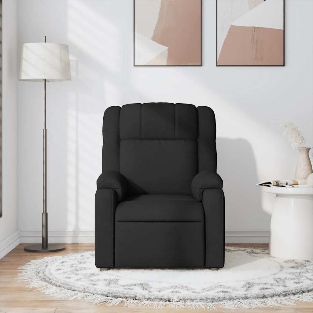 Massagesessel Schwarz Stoff