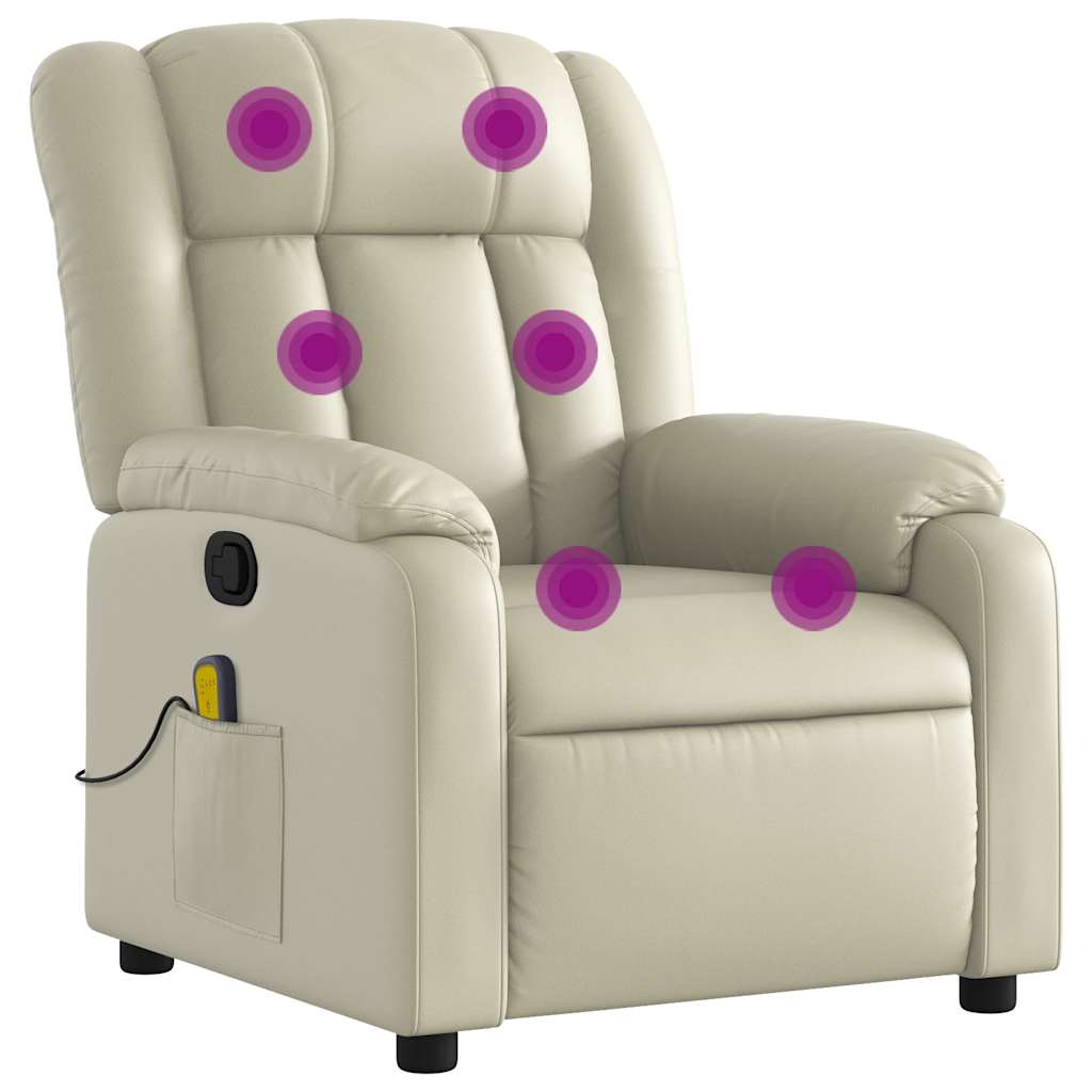 massage chair cream imitation leather