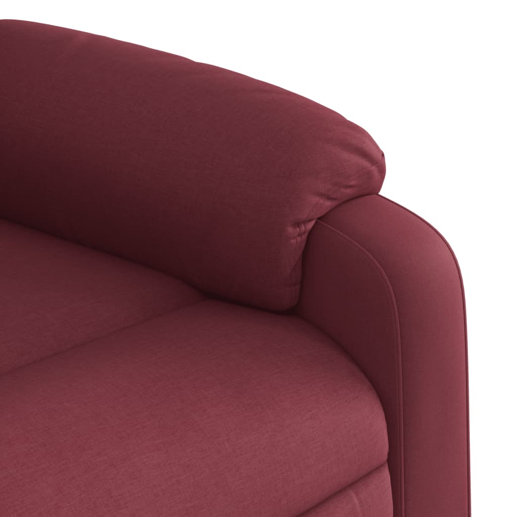 massage chair wine red fabric