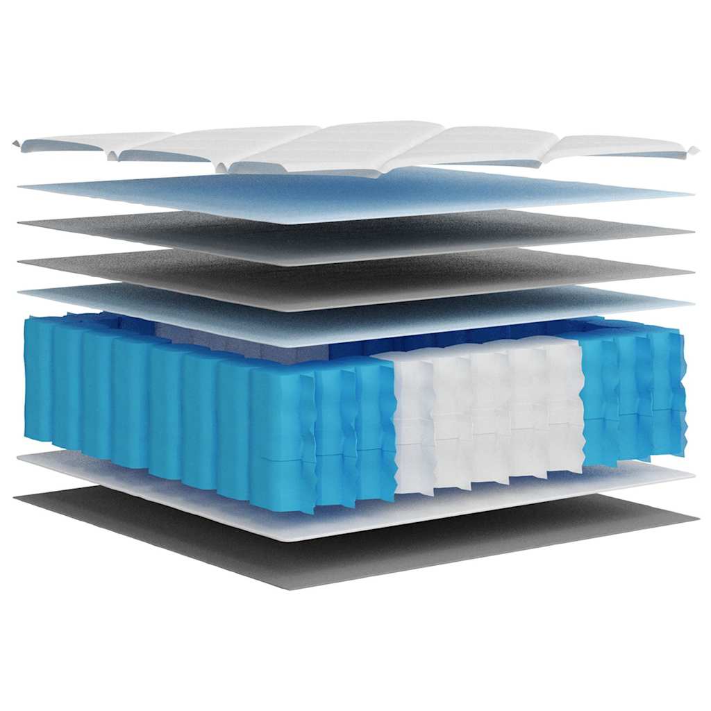 Medium-firm pocket spring mattress 160x200 cm