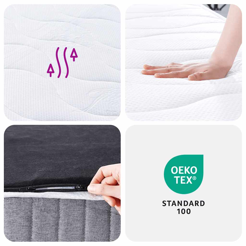 Pocket Spring Mattress Medium 140x200 cm