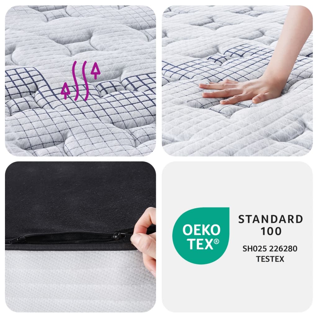 Mattress Pocket Spring Core Medium 90x200 cm