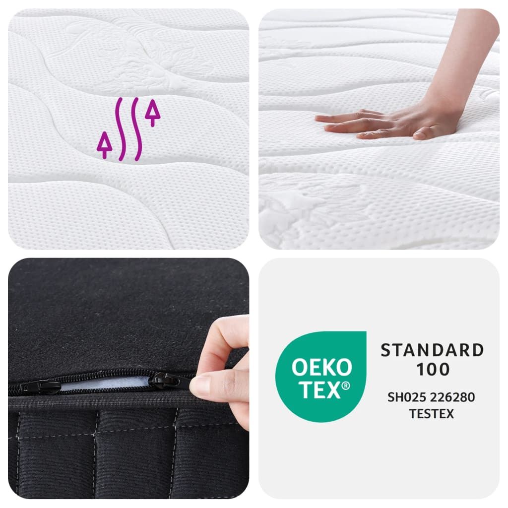 Bonnell spring mattress medium 90x190 cm