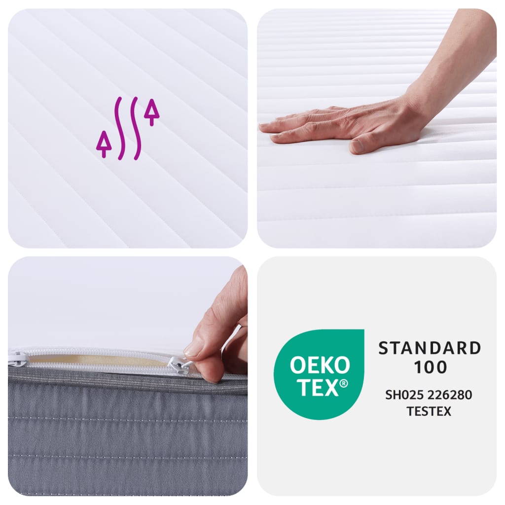 Mattress Foam Medium Soft 140x200 cm