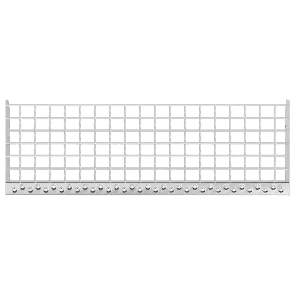 Grating step 70x24x7 cm galvanized steel