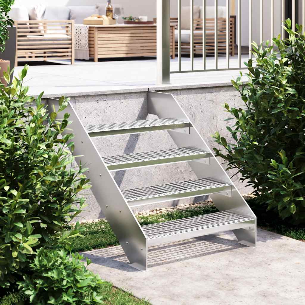 Grating step 70x24x7 cm galvanized steel