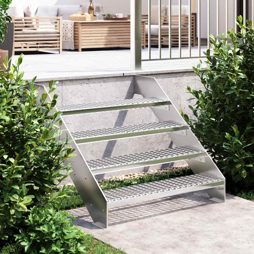 Grating step 90x24x7 cm galvanized steel