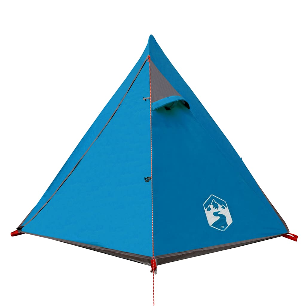 Dome Camping Tent 2 Persons Blue Waterproof