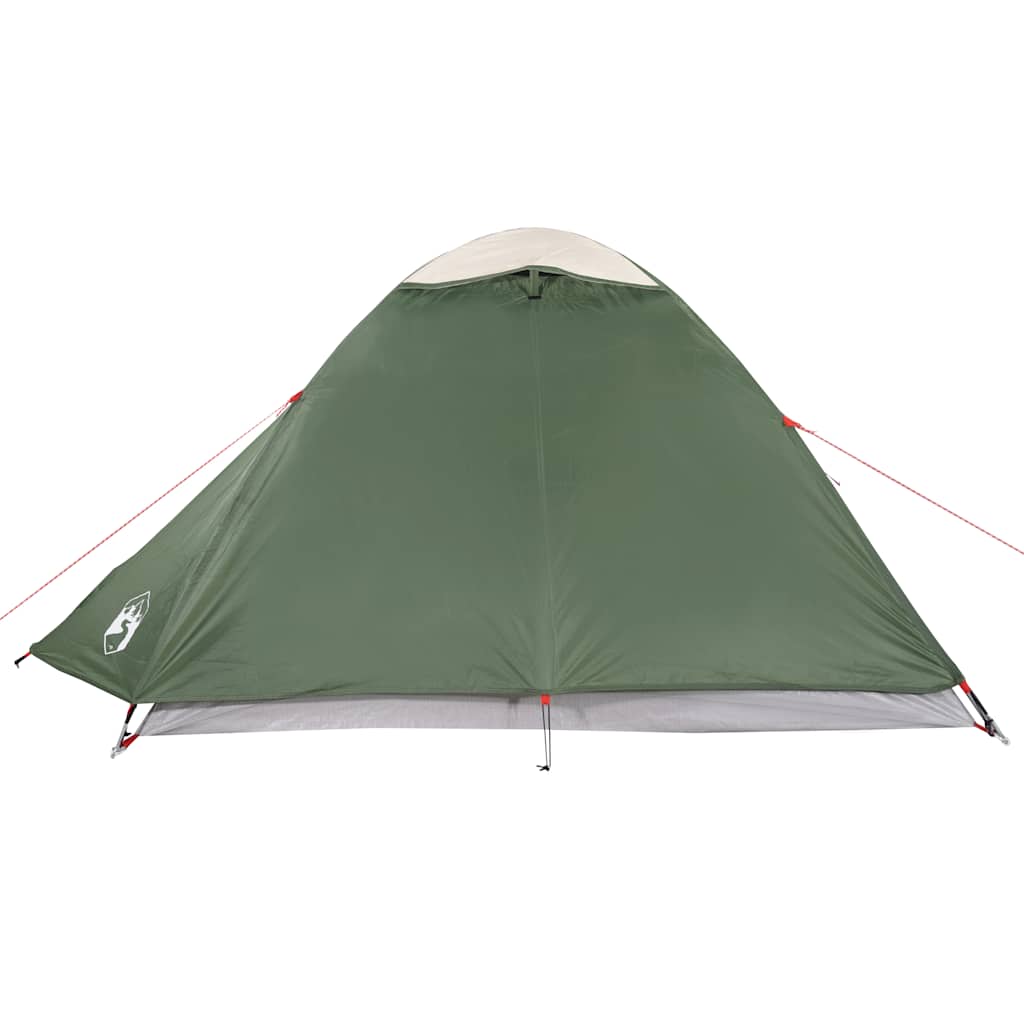 Dome Camping Tent 3 Persons Green Waterproof