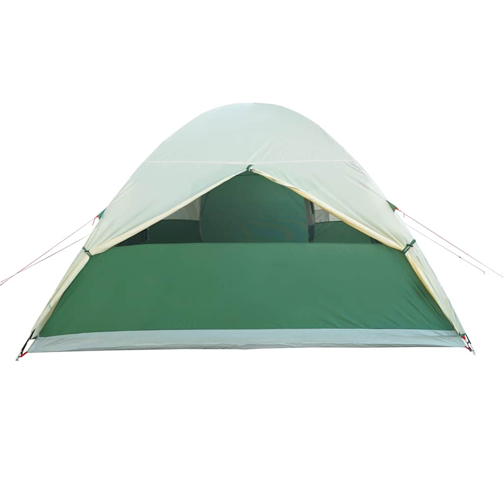 Dome Family Tent 6 Persons Green Waterproof