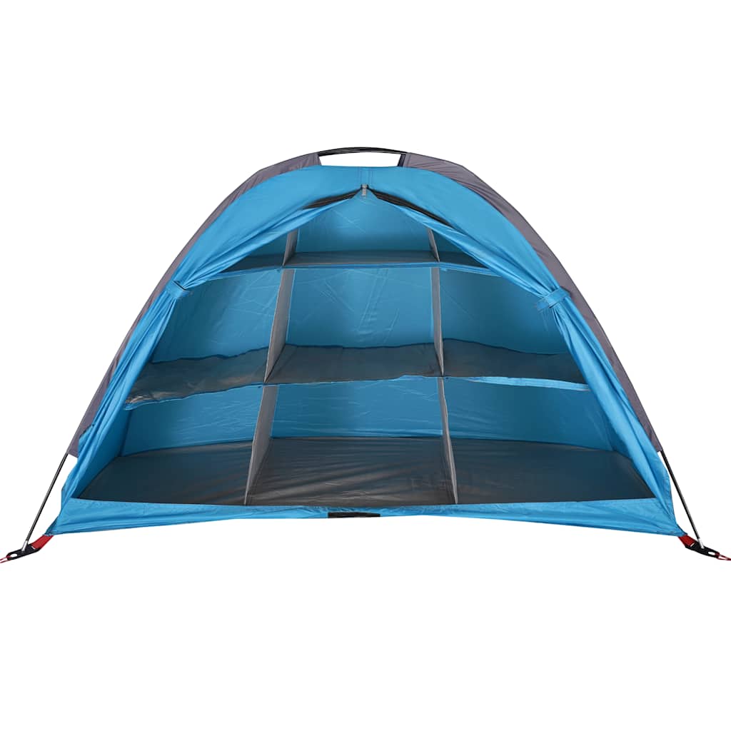 Camping Organizer Tent 9 Compartments Blue Waterproof