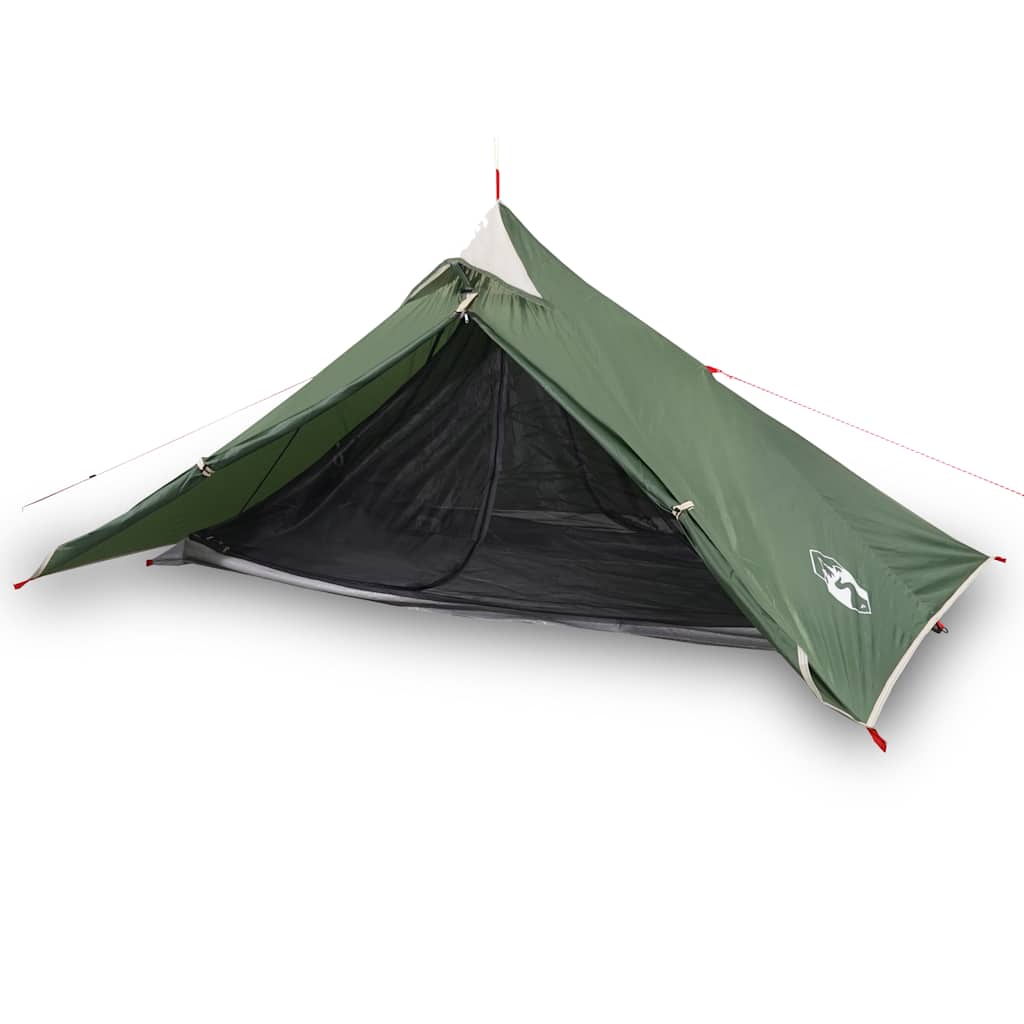 Tipi Camping Tent 1 Person Green Waterproof