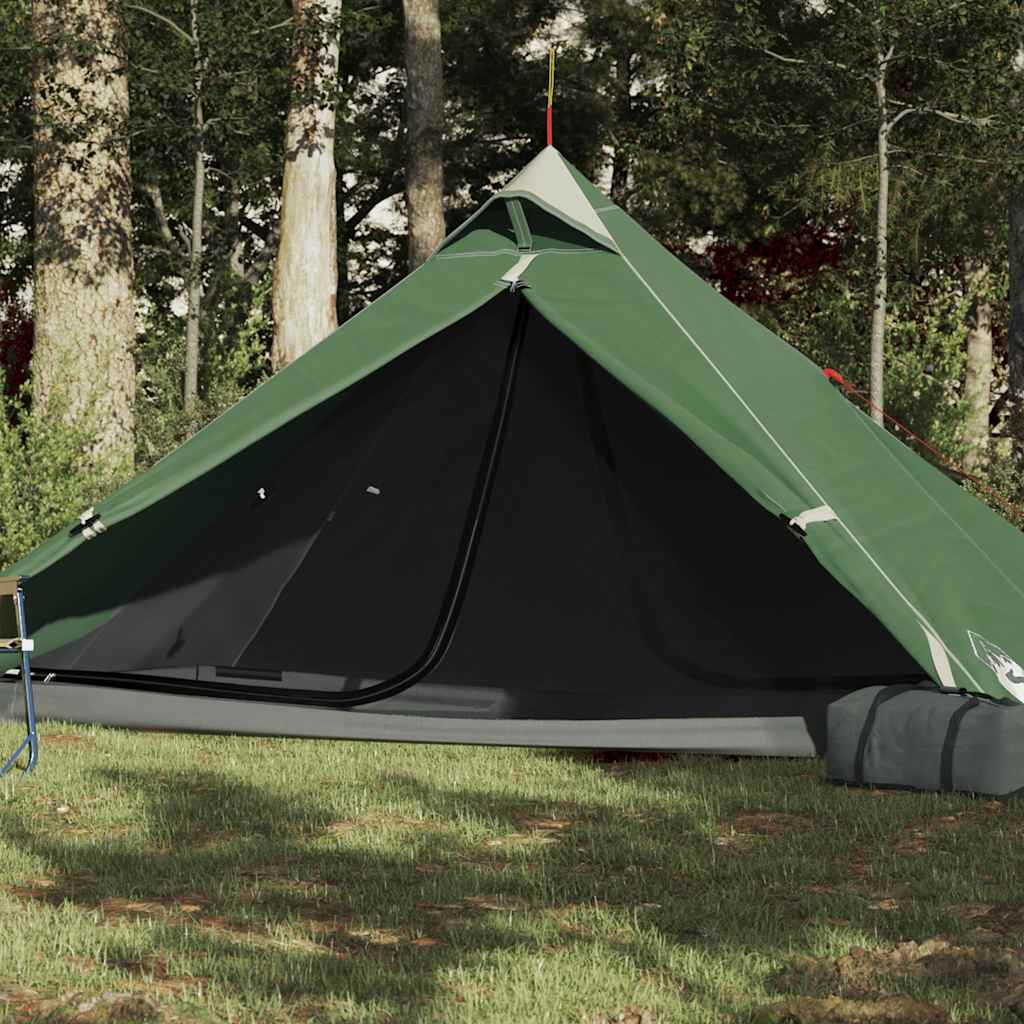 Tipi Camping Tent 1 Person Green Waterproof