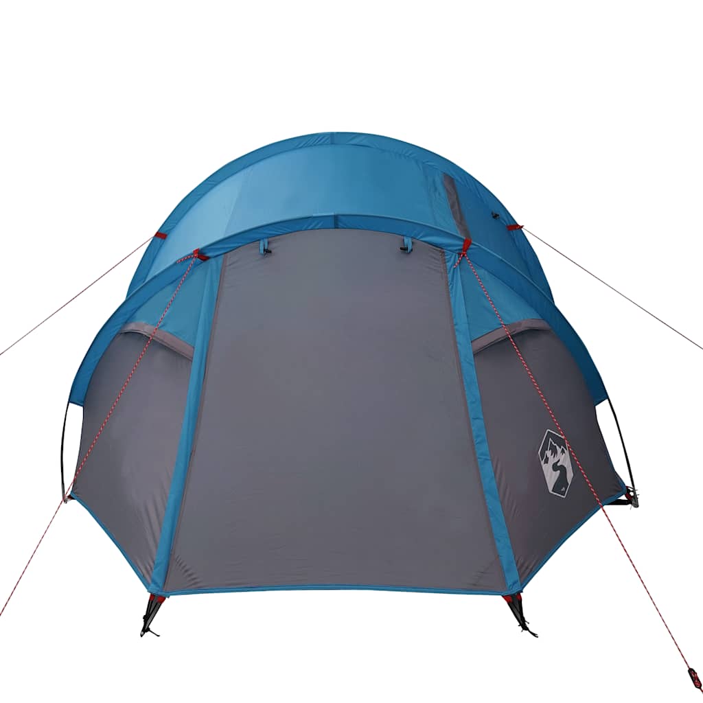 Tunnel Tent 3 Persons Blue Waterproof