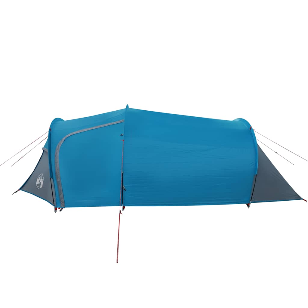 Tunnel Tent 3 Persons Blue Waterproof