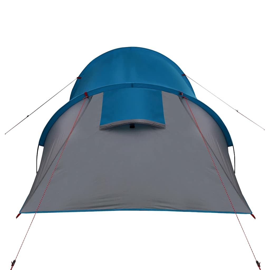 Tunnel Tent 3 Persons Blue Waterproof