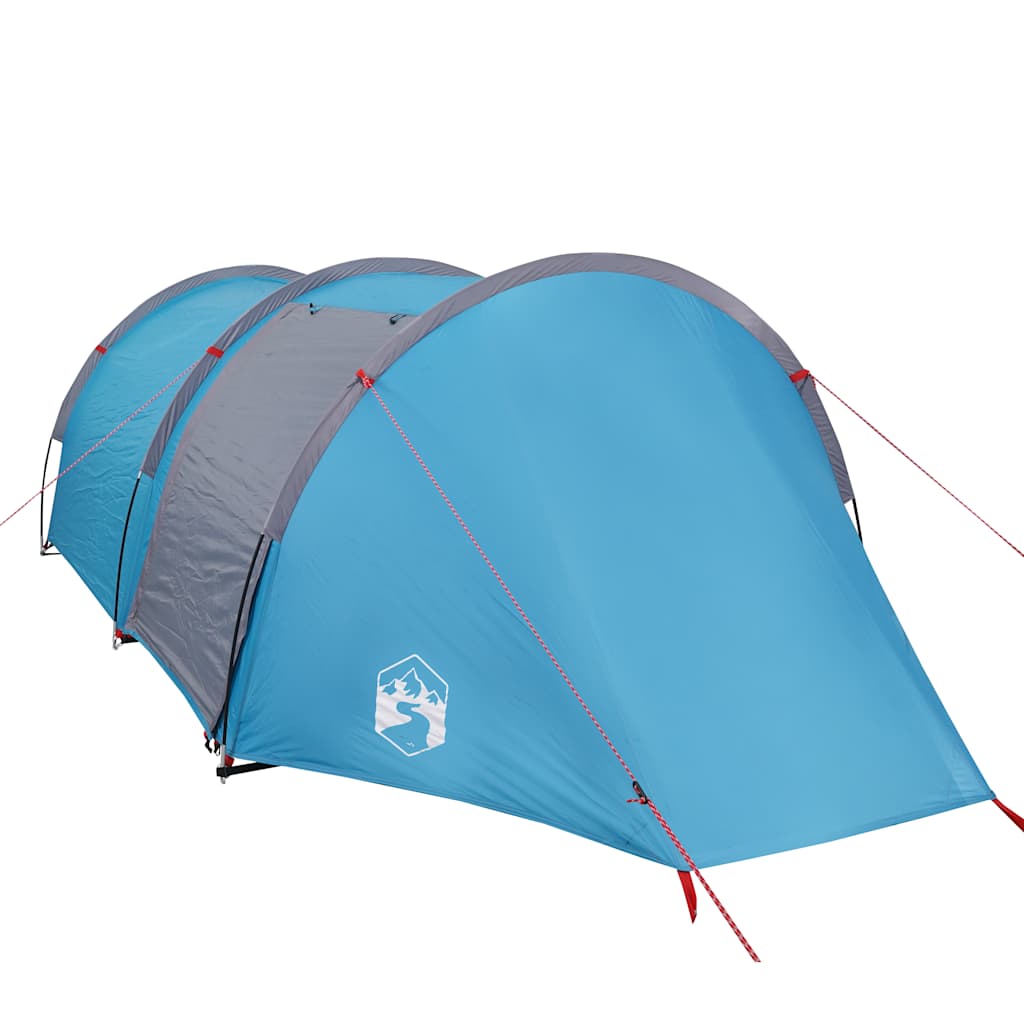 Tunnel Tent 4 Persons Blue Waterproof