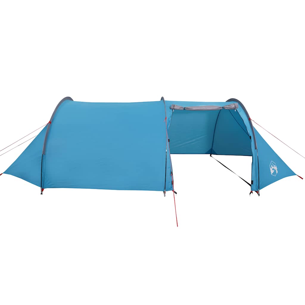 Tunnel Tent 4 Persons Blue Waterproof