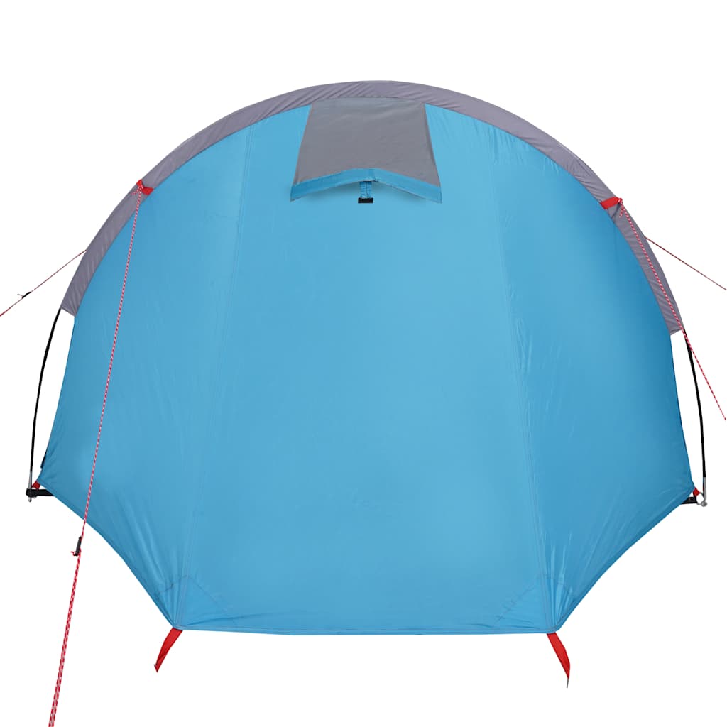 Tunnel Tent 4 Persons Blue Waterproof