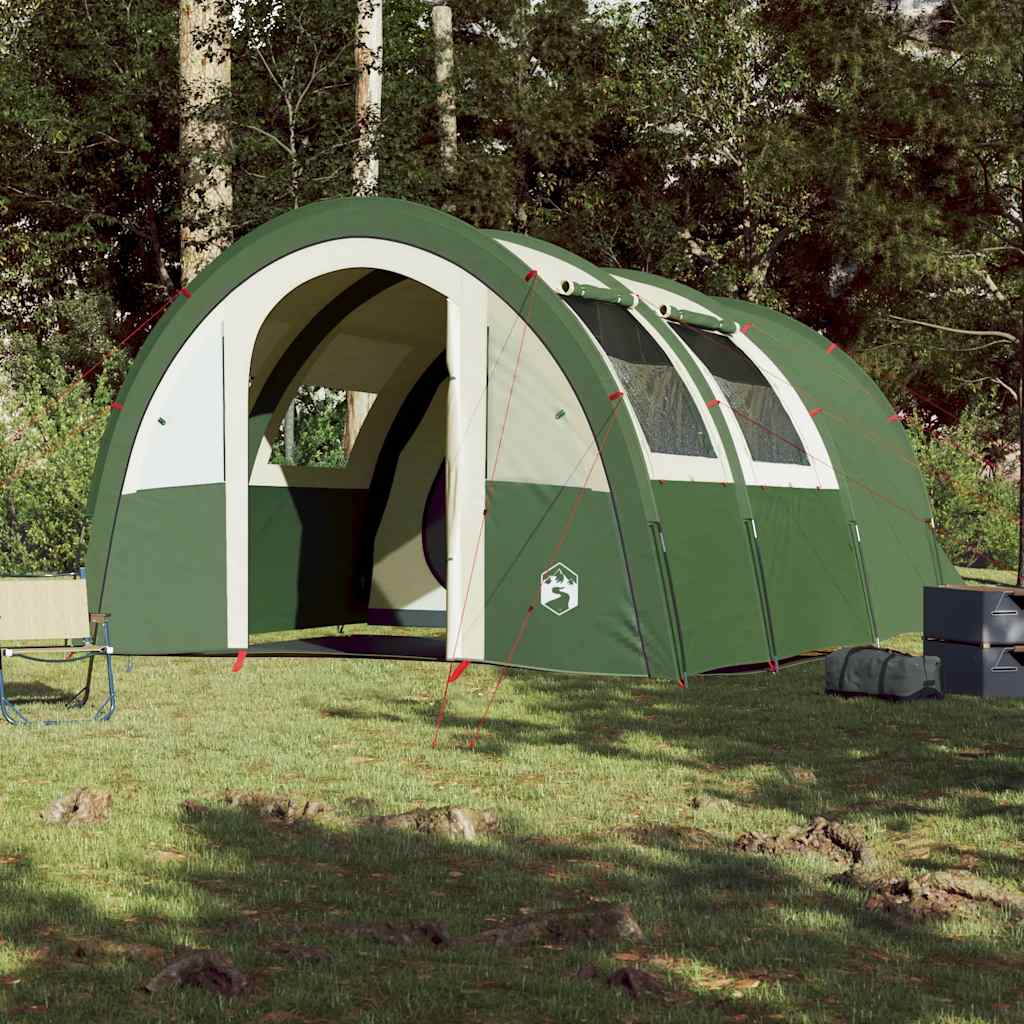 Tunnel Tent 4 Persons Green Waterproof