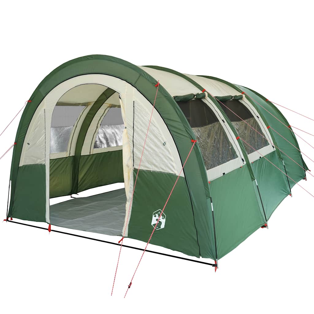 Tunnel Tent 4 Persons Green Waterproof