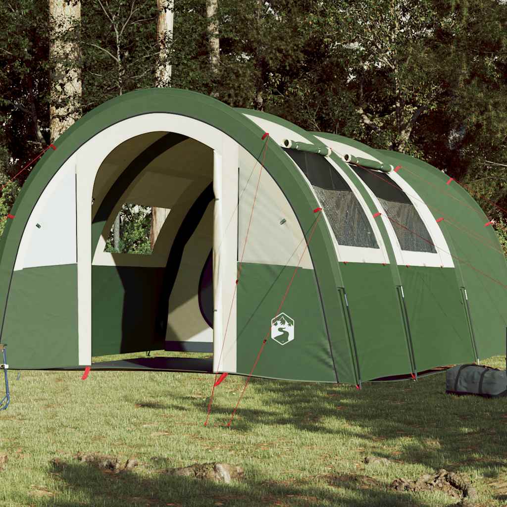 Tunnel Tent 4 Persons Green Waterproof