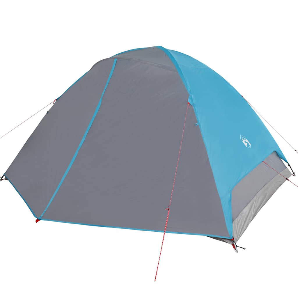 Dome Camping Tent 6 Persons Blue Waterproof