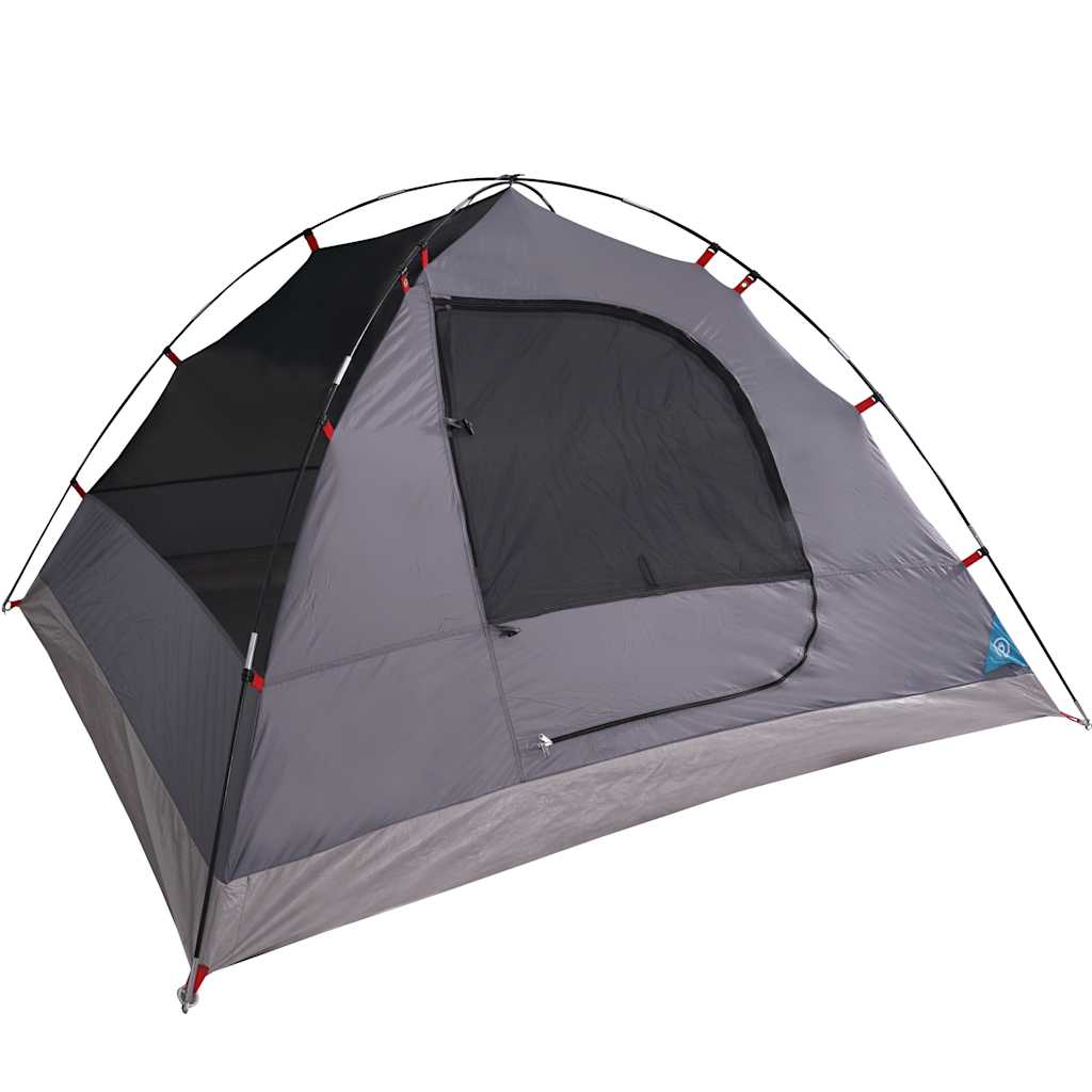 Dome Camping Tent 6 Persons Blue Waterproof