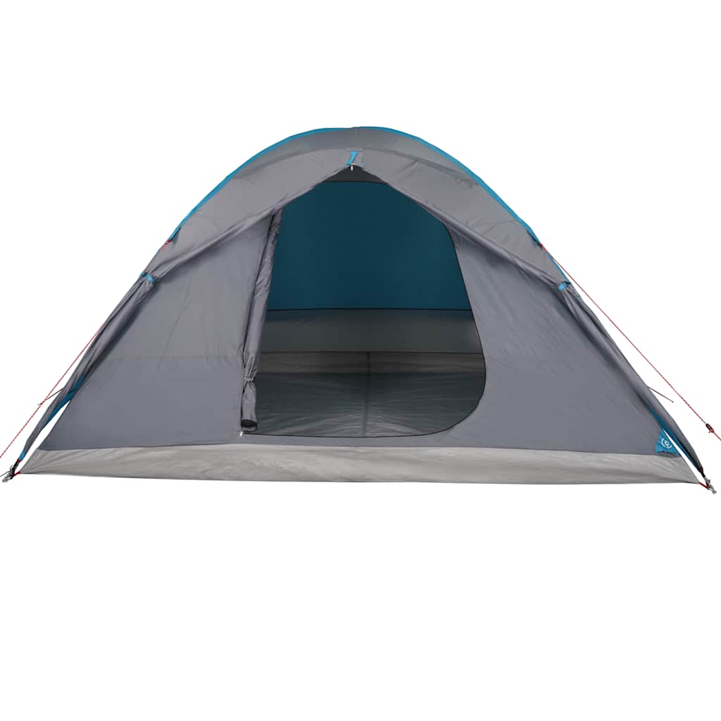Dome Camping Tent 6 Persons Blue Waterproof