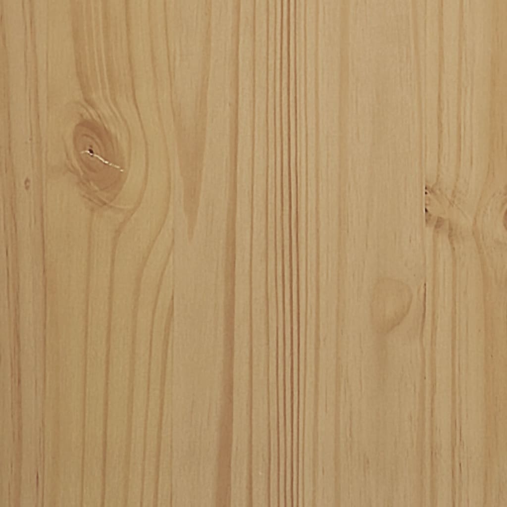 Kleiderschrank FLORO Wachsbraun 77x53x171 cm Massivholz Kiefer