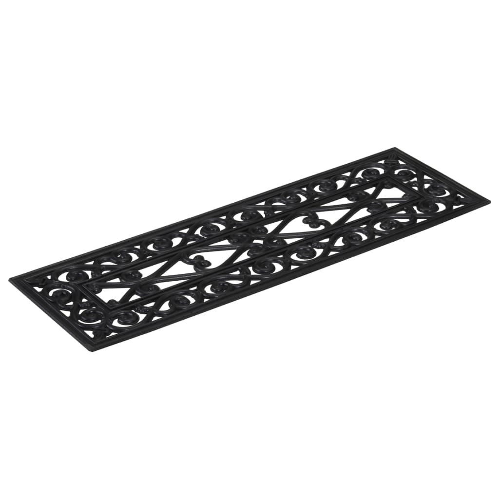 Stair mats 10 pcs. 25x75 cm rubber