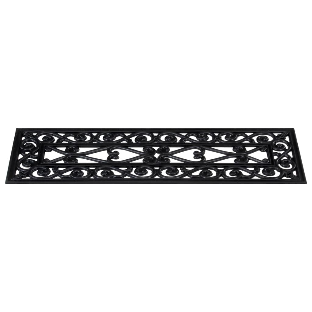 Stair mats 10 pcs. 25x75 cm rubber