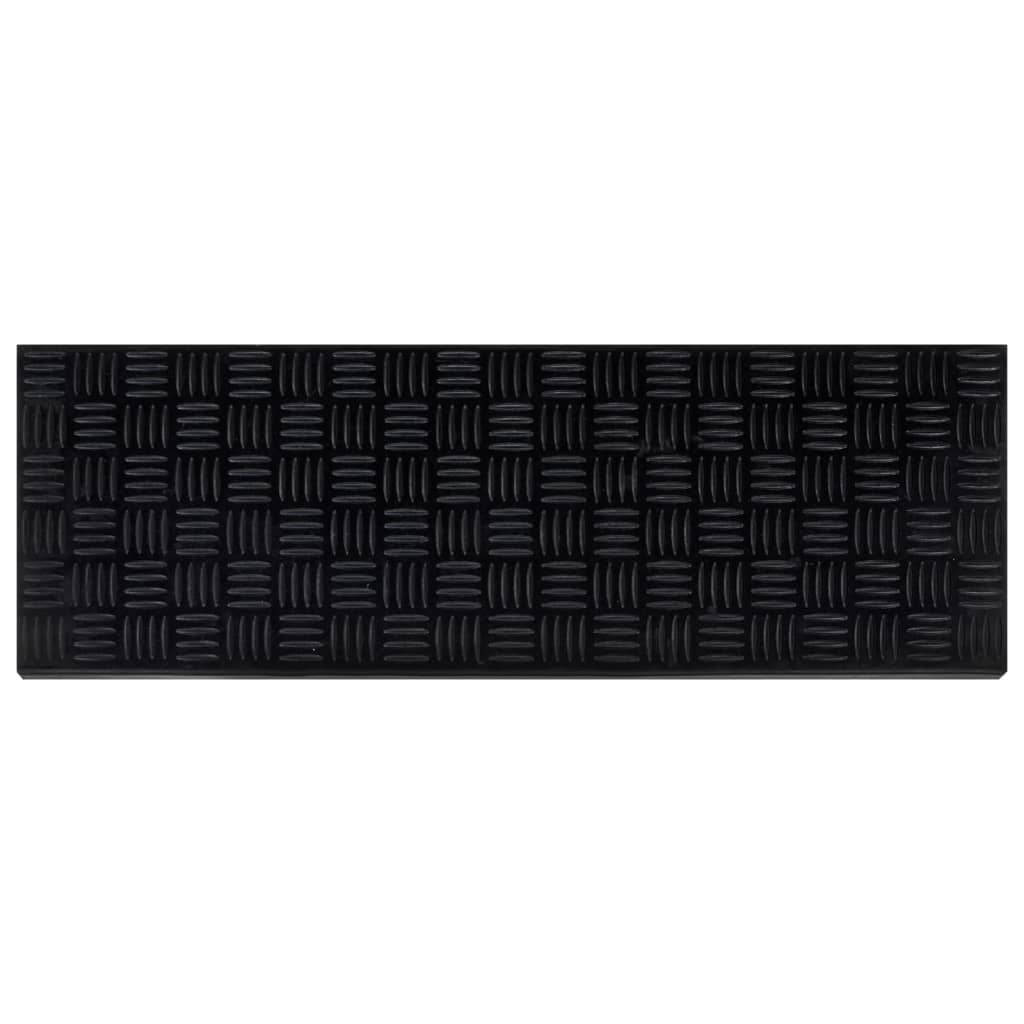 Stair mats 10 pcs. 25x75 cm rubber