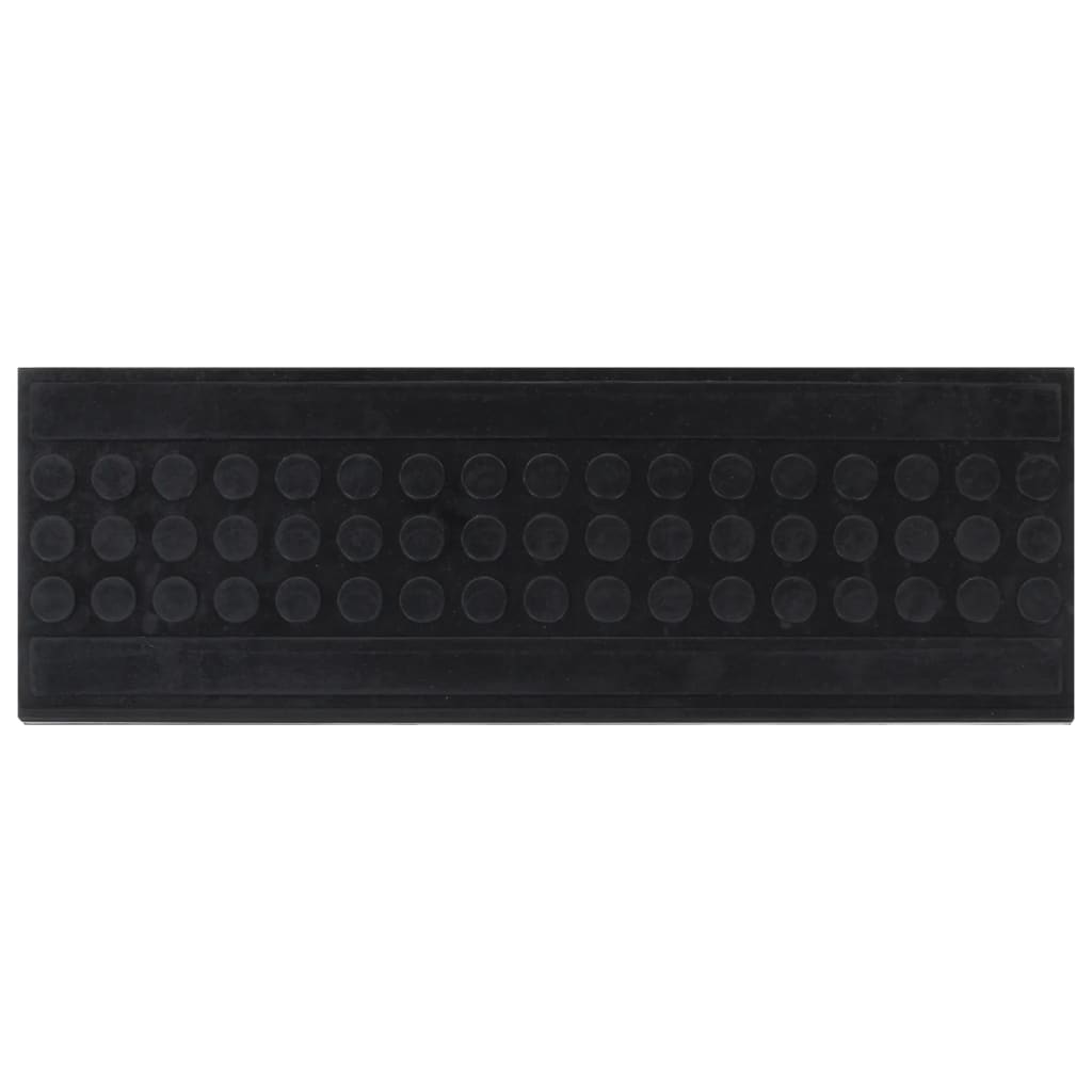 Stair mats 10 pcs. 25x75 cm rubber