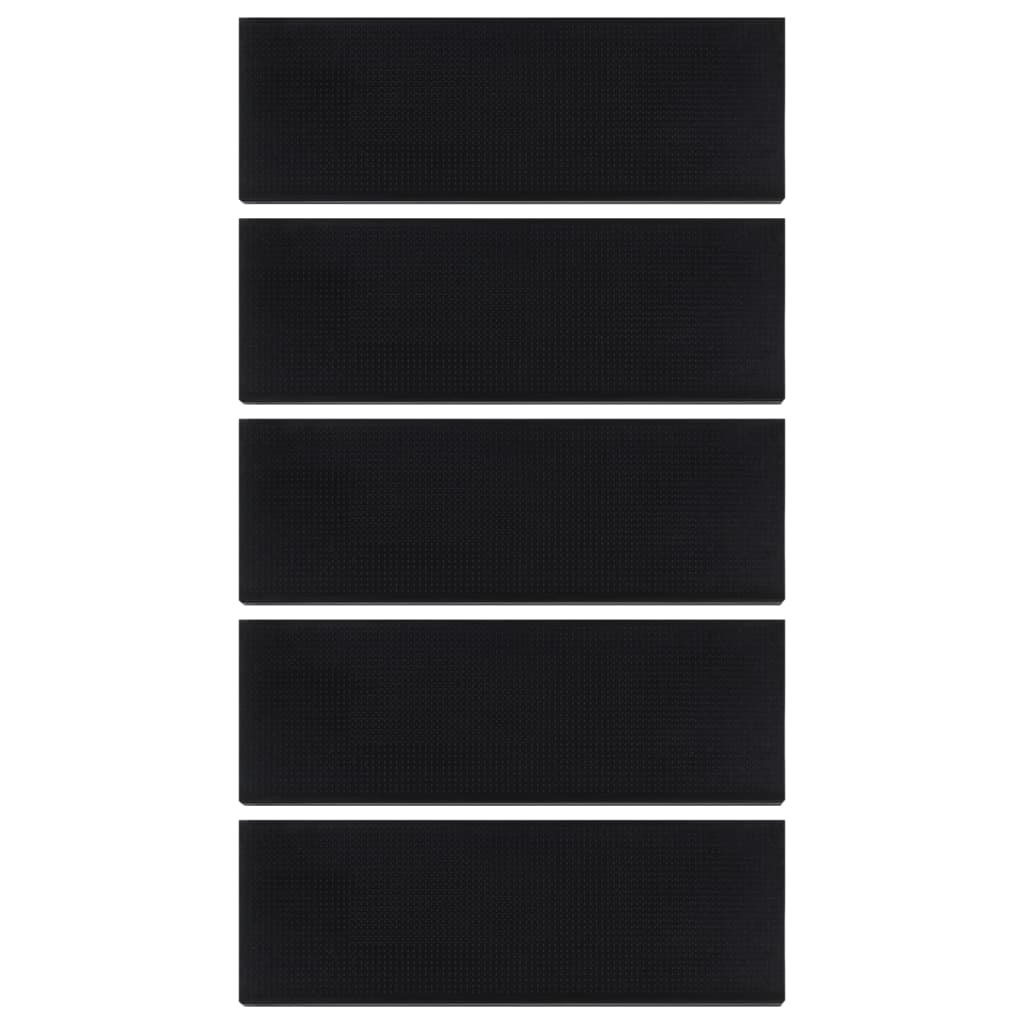 Stair mats 5 pcs. 25x75 cm rubber
