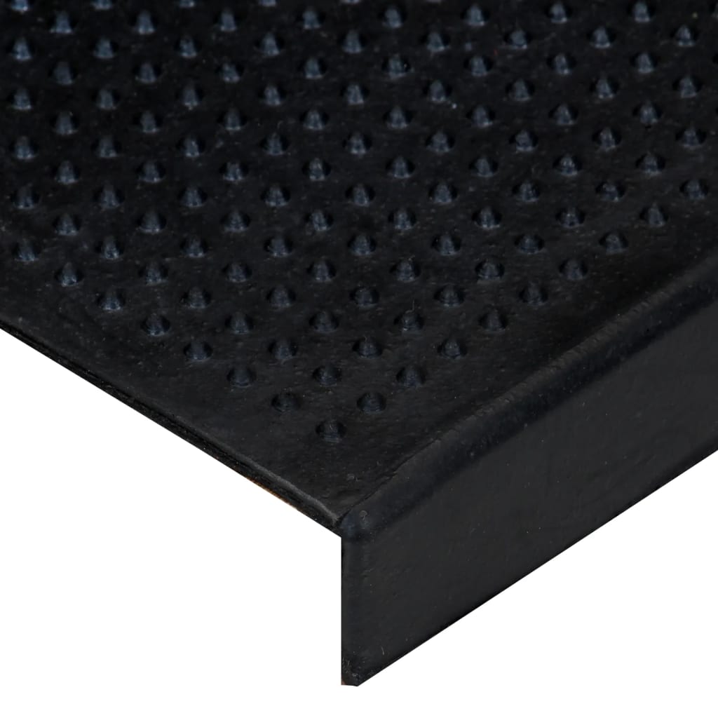 Stair mats 10 pcs. 25x75 cm rubber