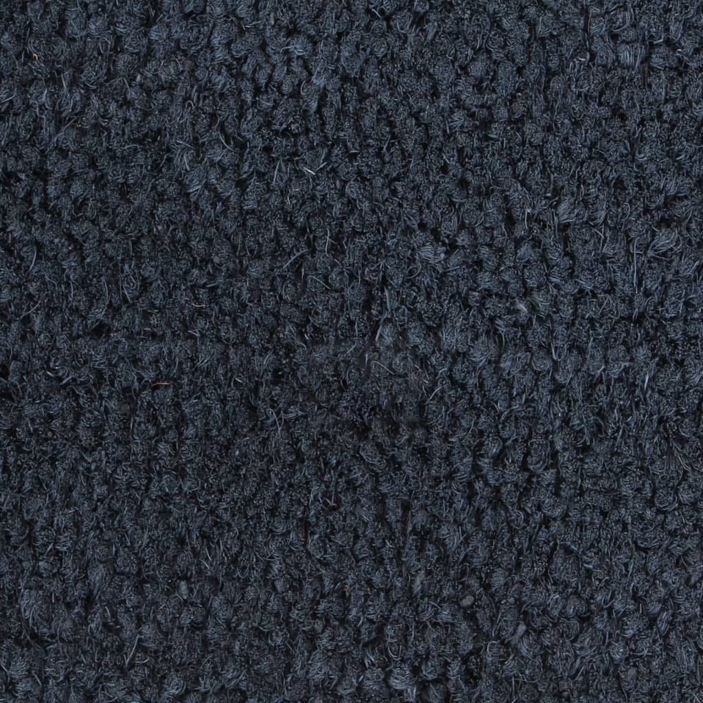 Fußmatten 2 Stk. Dunkelgrau 40x60 cm Kokosfaser Getuftet