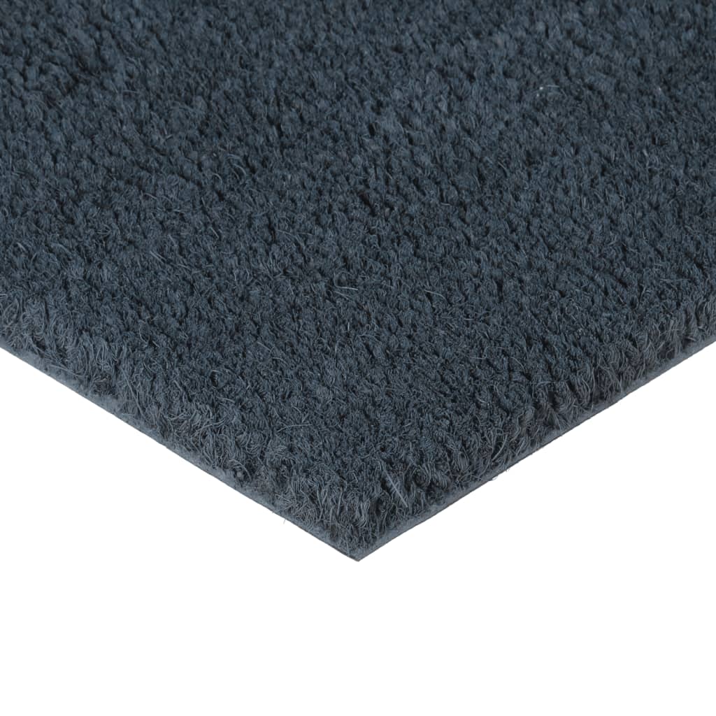 Fußmatte Dunkelgrau 100x300 cm Kokosfaser Getuftet