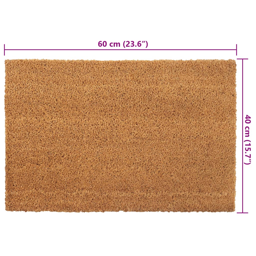 Doormats 5 pcs. Natural 40x60 cm Coconut Fiber Tufted
