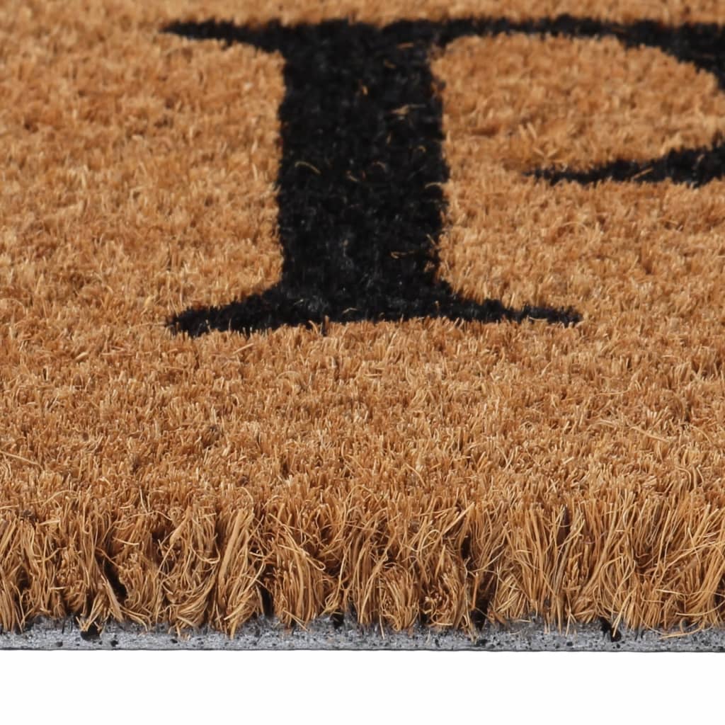 Doormat Natural 45x75 cm Coconut Fiber Tufted