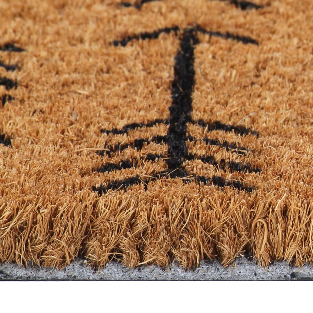 Doormat Natural 45x75 cm Coconut Fiber Tufted
