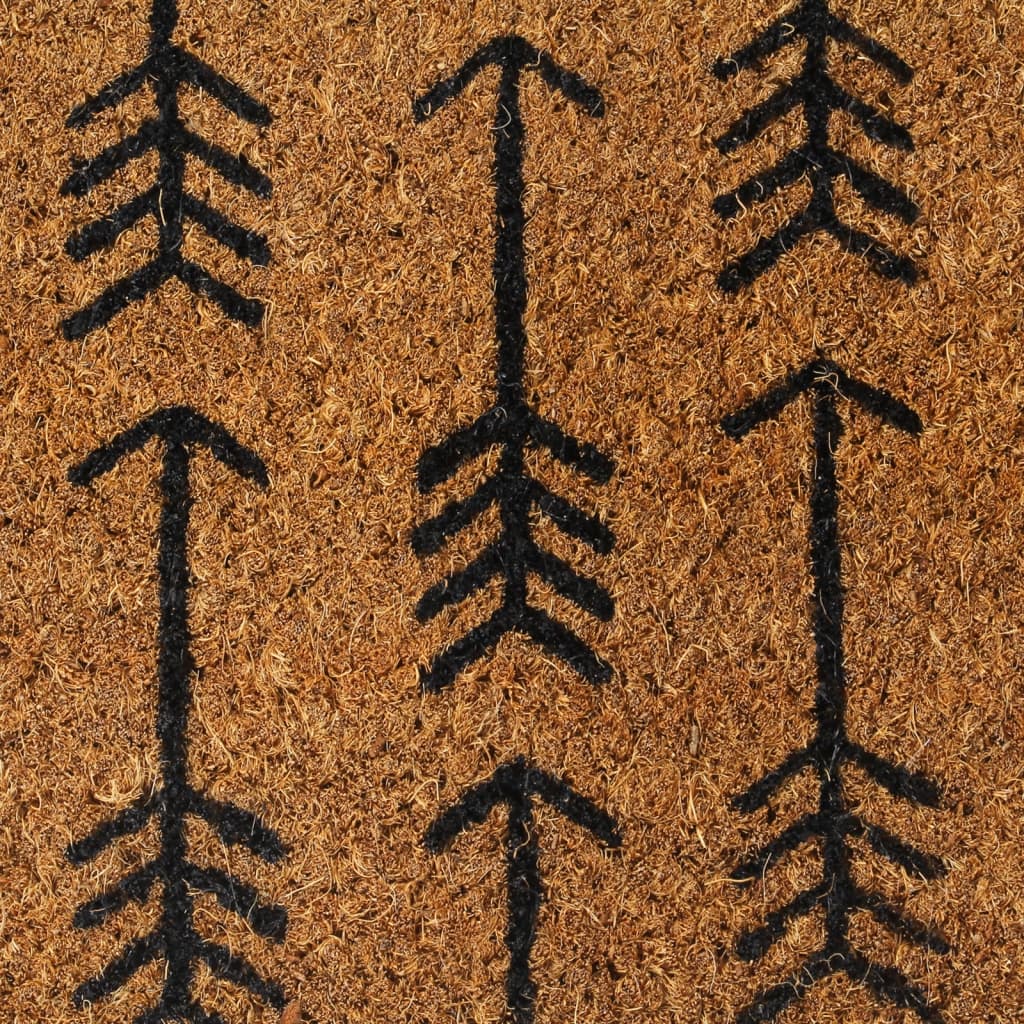 Doormat Natural 45x75 cm Coconut Fiber Tufted