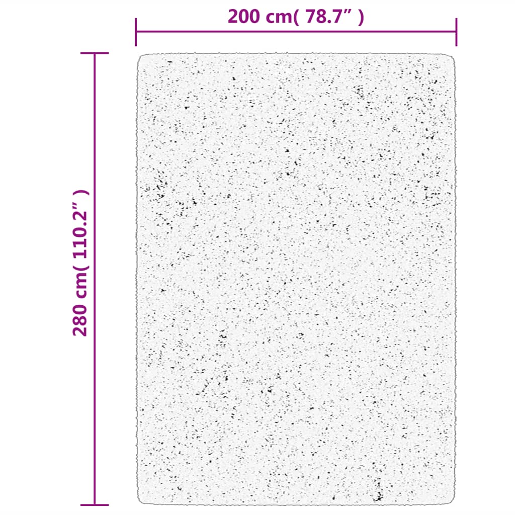 Teppich HUARTE Kurzflor Weich und Waschbar Waldgrün 200x280 cm