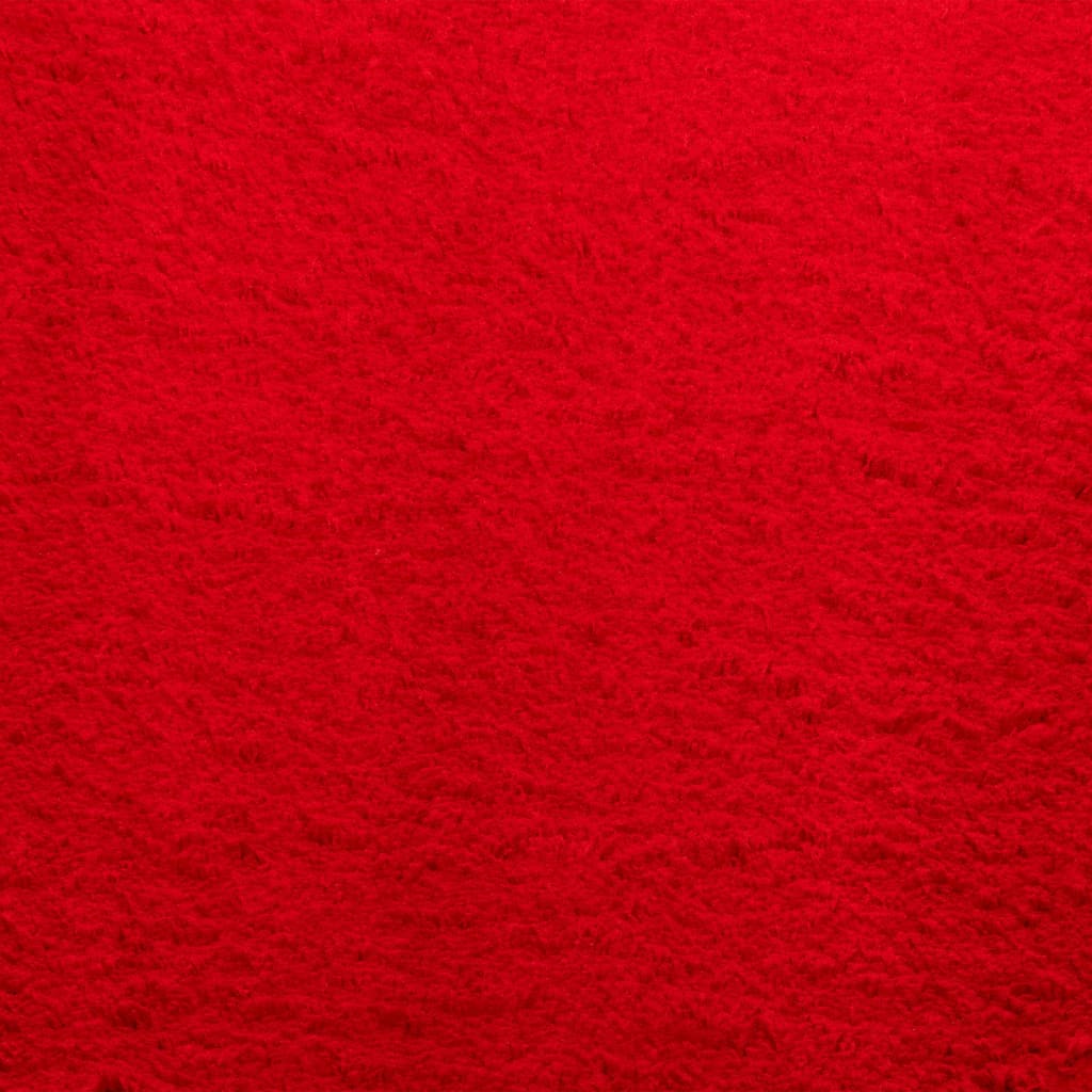 Carpet HUARTE Short Pile Soft and Washable Red 120x170 cm