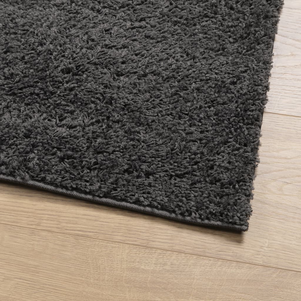Carpet Shaggy Deep Pile Modern Anthracite 160x230 cm