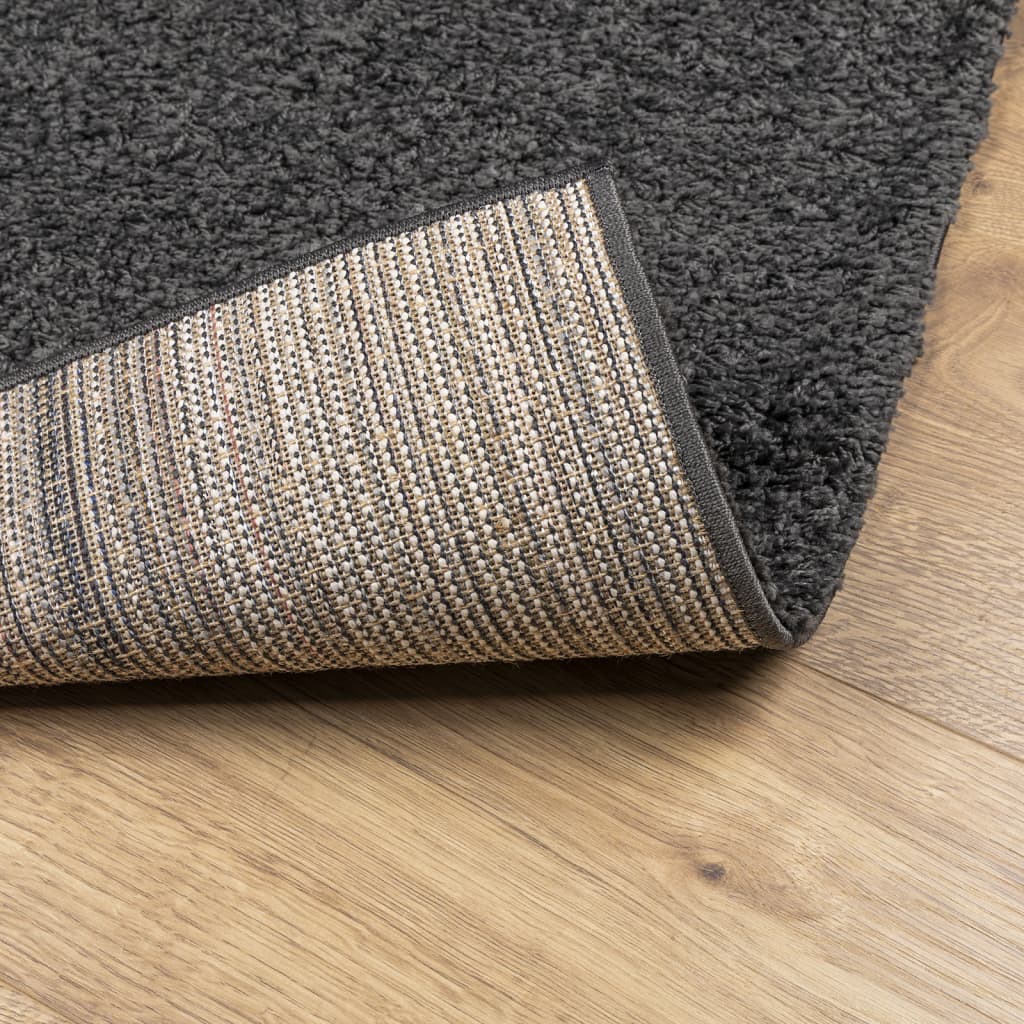 Carpet Shaggy Deep Pile Modern Anthracite 160x230 cm