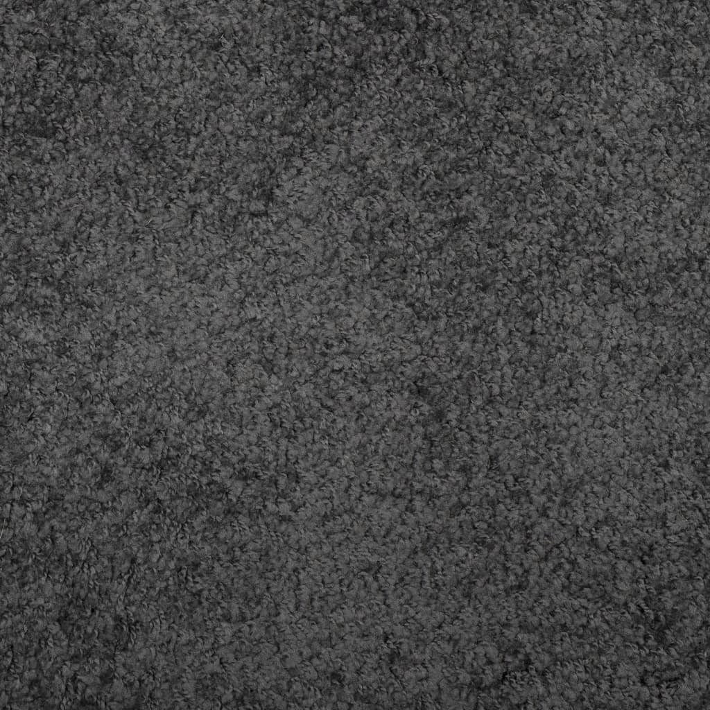 Carpet Shaggy Deep Pile Modern Anthracite 160x230 cm