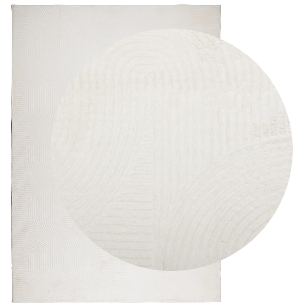 Carpet IZA Short Pile Scandinavian Look Cream 120x170 cm